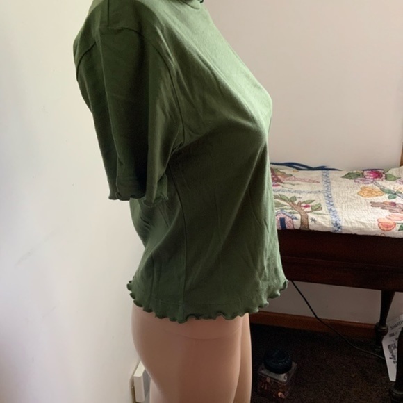 SILENCE +NOISE NWOT TOP GREEN - Picture 5 of 7